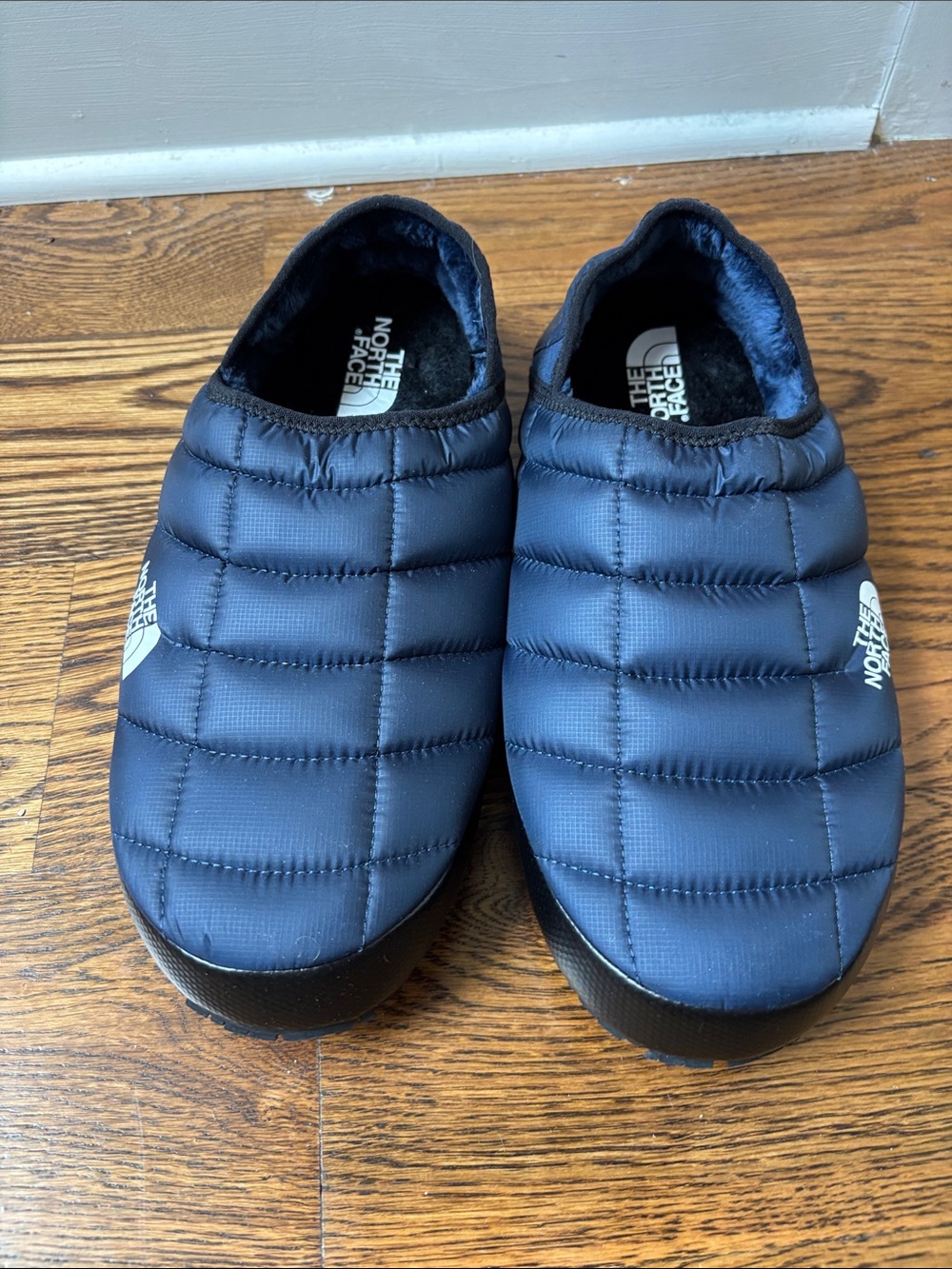 The North Face Quilted Slip-On Mules - Dark Blue